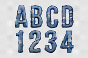 Denim Drip Font, a Sans Serif Font by Handmadefont (Thumbnail 14 of 14)
