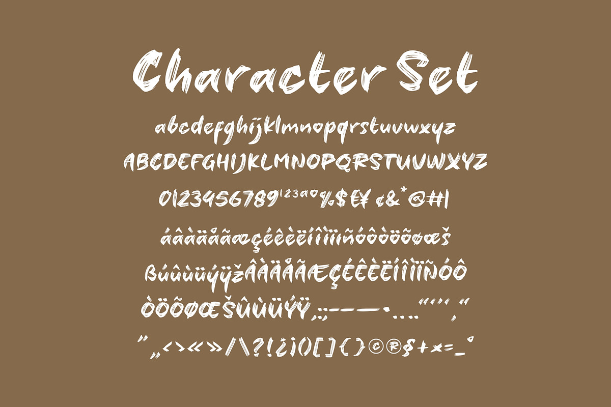 LUCKY RAMEN - Dry Brush Font, a Font by VASTARD STUDIO (Photo 6 of 9)