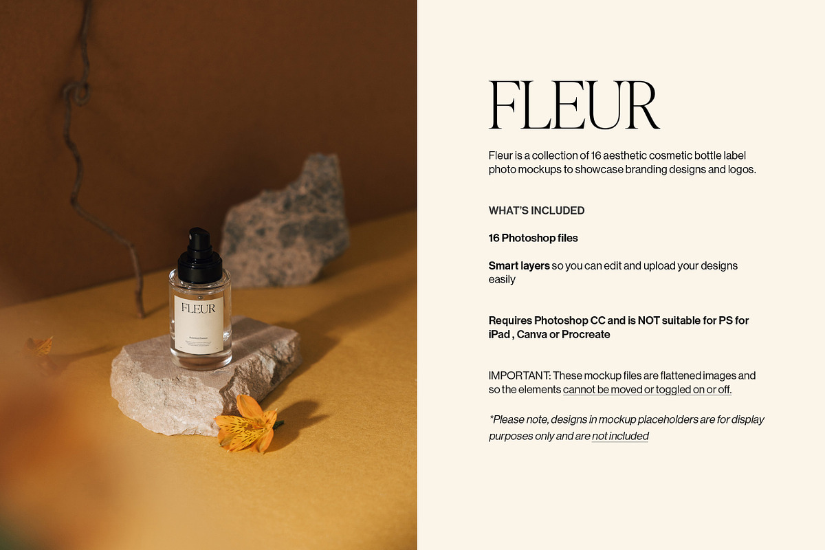 16 Cosmetic Bottle Label Mockups, a Packaging Mockup by Moyo Studio (Photo 3 of 14)