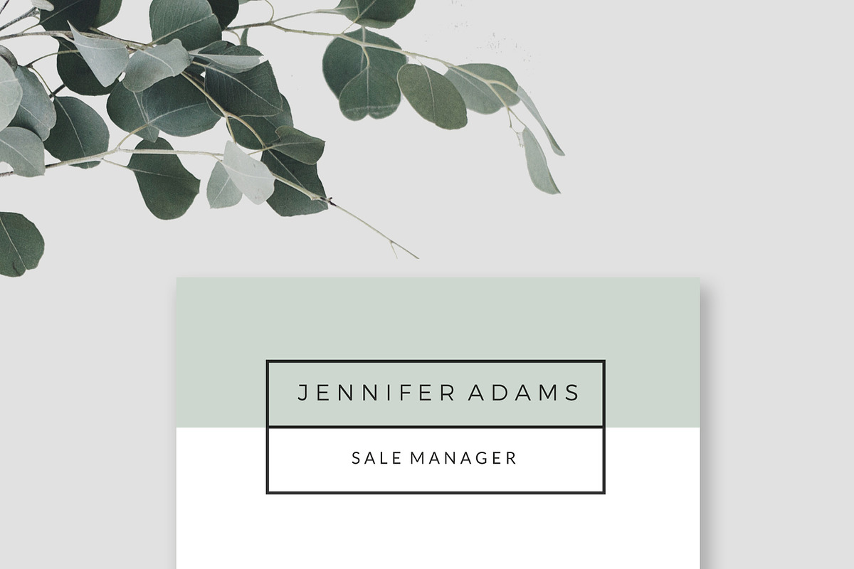 Modern Business Card, a Business Card Template by Glowing Pieces (Photo 2 of 4)