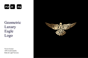 Geometric Luxury Eagle Logo, a Branding & Logo Template by Luxury Logos