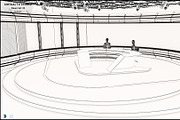 Virtual TV Studio News Set 35, an Architecture 3D Model by akerStudio (Thumbnail 24 of 39)
