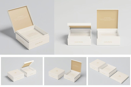 Jewelry Box Mockup, a Packaging Mockup by Se٧enStudio