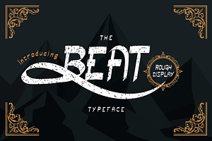 Beat, a Script Font by Fontdation
