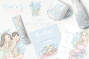 Mother to be PNG Clip Art Pregnancy, a Decorative Illustration by RivusArt (Thumbnail 2 of 9)