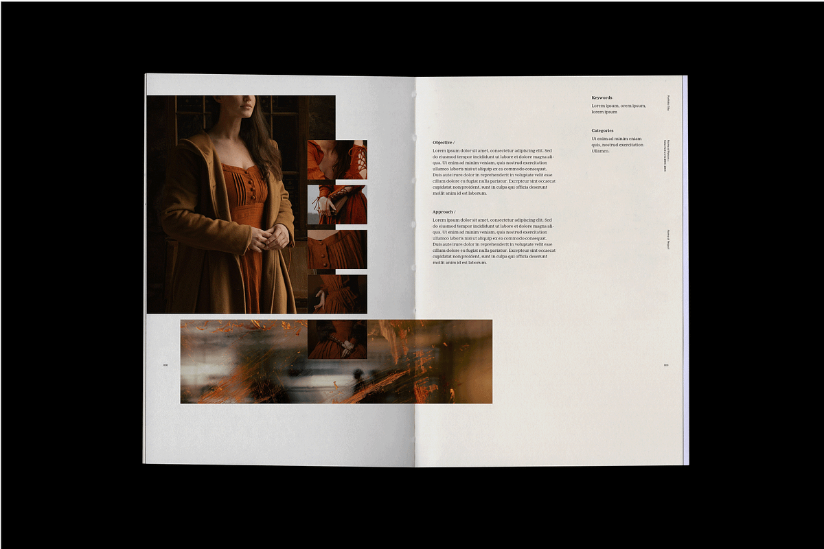 Fashion Portfolio Template InDesign preview 7