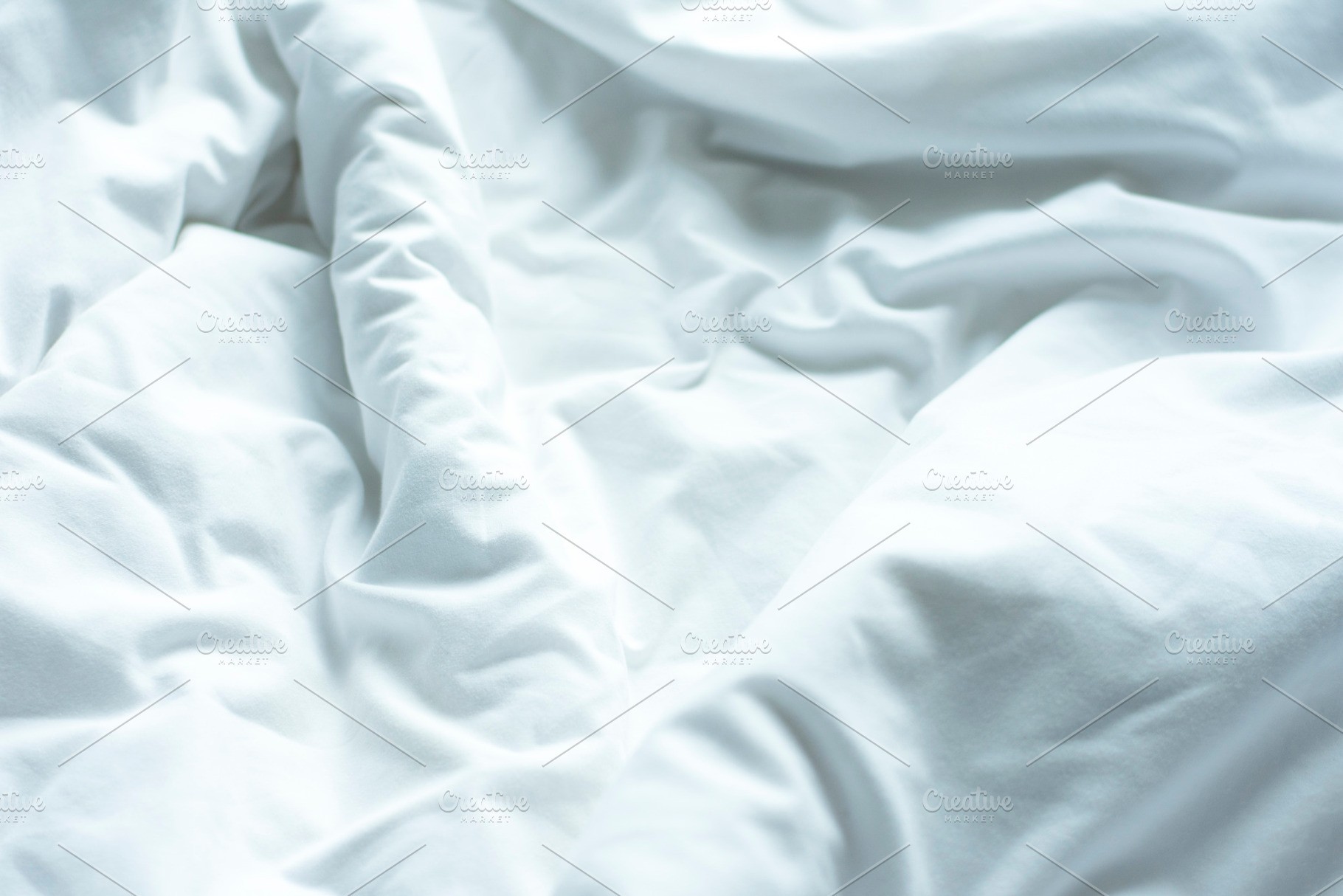 White sheets, wrinkled duvets., a Health & Medical Photo by rakoptonLPN