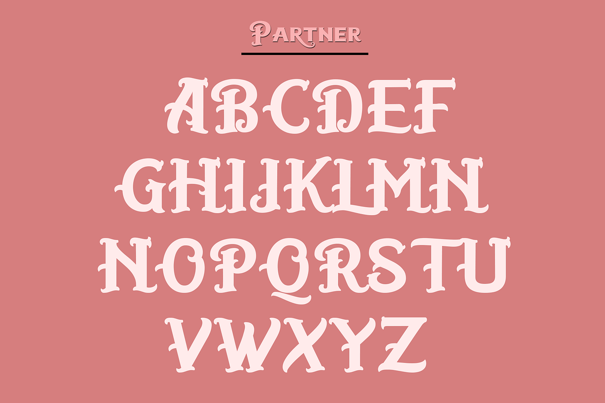 Partner | Serif, a Serif Font by Naqsya.Co (Photo 6 of 8)