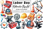 Labor Day Clipart, a Graphic by CitraGraphics (Thumbnail 1 of 4)