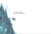 Watercolor illustration with town., an Illustration by WinWinFolly (Thumbnail 4 of 5)