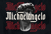 Eksellena - Blackletter Display, a Blackletter Font by Typehand Studio (Thumbnail 2 of 14)