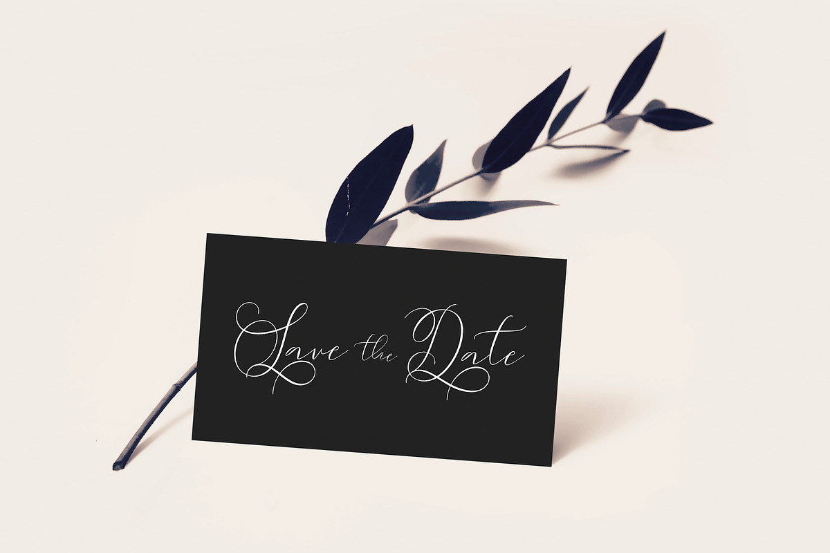 Sydnee Modern Calligraphy Font, a Script Font by AQR Studio (Photo 10 of 11)