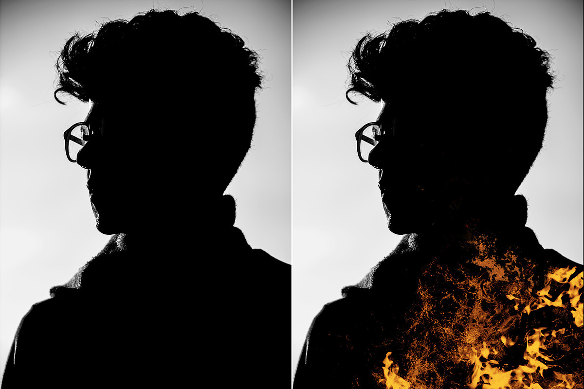 Fire Photoshop Brushes, a Brush Add-On by Freezerondigital (Photo 6 of 11)