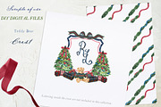 Teddy Bear Christmas Crest, a Decorative Illustration by LABFcreations (Thumbnail 3 of 4)