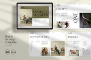 Brand Strategy Template, a Brochure Template by UpSolution (Thumbnail 1 of 8)