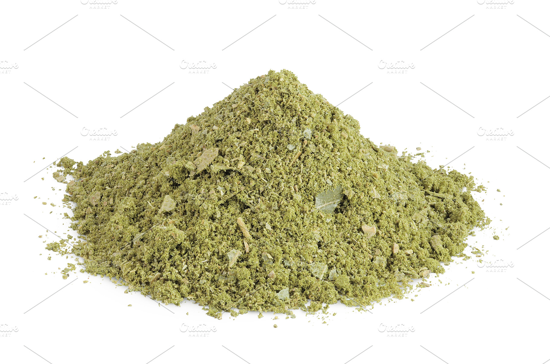 ground Laurel leaves isolated on, a Food & Drink Photo by NataPhoto