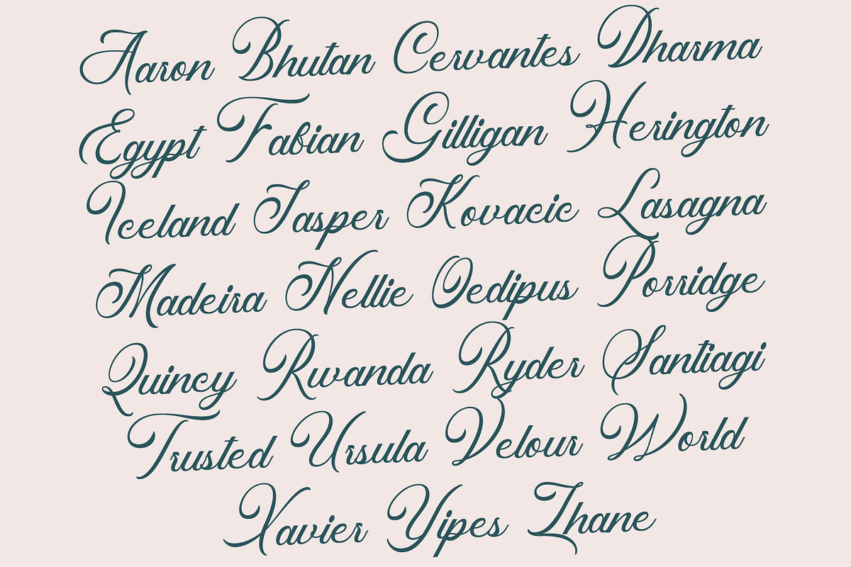 Cristalle - Script Font, a Script Font by Arendxstudio (Photo 4 of 12)