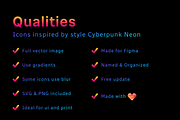 Synthwave UI Icons, an Outline Icon by Amazing Custom Icons (Thumbnail 4 of 6)