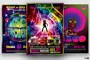 Disco Music Flyer Bundle V2