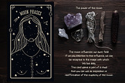 Moon phases mystical ritual cards, an Illustration by Cocoa studio by Eliza M (Thumbnail 2 of 5)