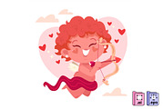 Valentine’s Cupid Illustration, a Person Illustration by MISS CHATZ (Thumbnail 2 of 3)