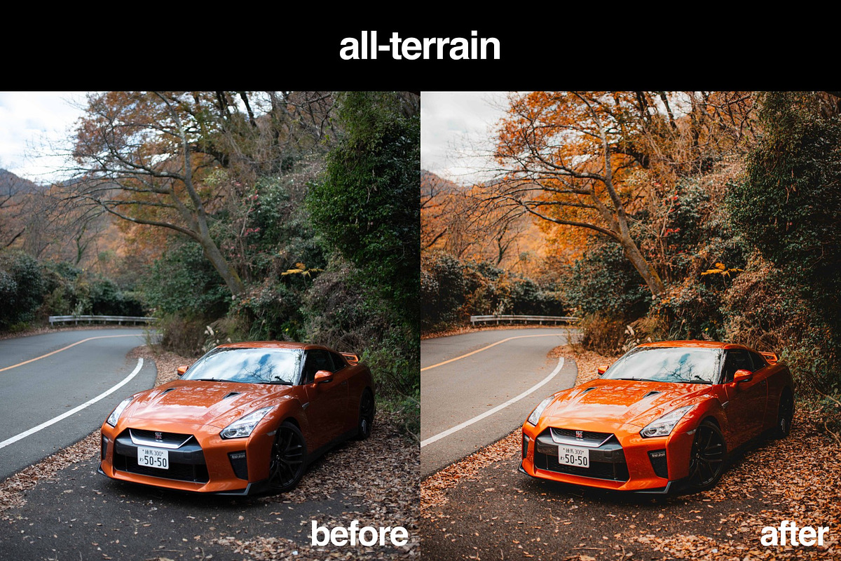 10 Automotive Lightroom Presets, a Preset Add-On by Gridfiti (Photo 5 of 11)