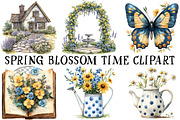 Spring Blossom Time Clipart, an Illustration by OK Design (Thumbnail 3 of 6)