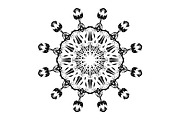 Black and White Mandala Patterns Set, a Decorative Illustration by NJ Himel (Thumbnail 87 of 101)