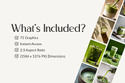Aesthetic Matcha Stock Photos, a Food & Drink Photo by HipFonts (Thumbnail 2 of 10)