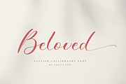 Beloved - Stylish Calligraphy Font, a Script Font by Pen Culture (Thumbnail 1 of 6)