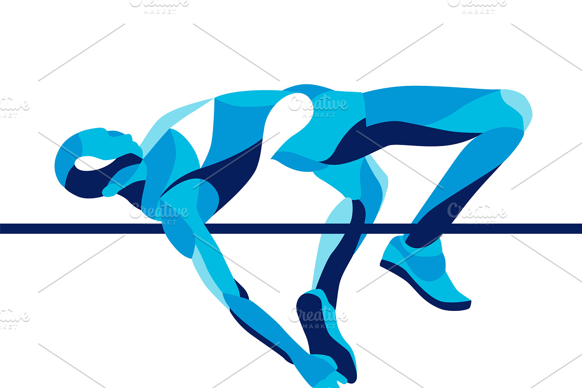 Set of stylized people in sport, an Illustration by Infinity Creativity (Photo 18 of 21)
