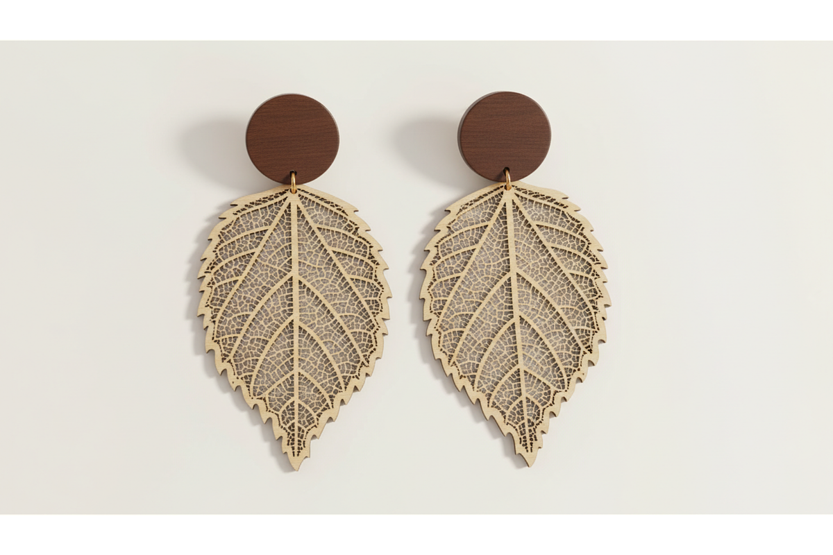 Elegant Ornament Earrings, an Illustration by hafijul (Photo 2 of 11)