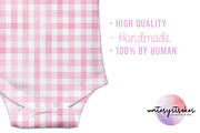 Cute Gingham Pattern, a Pattern Graphic by Waterystrokes (Thumbnail 3 of 4)