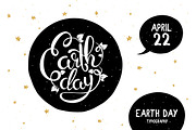 Earth Day lettering, an Illustration by inifer (Thumbnail 1 of 2)
