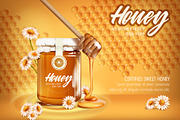 Realistic honey set, a Food Illustration by George Rod (Thumbnail 3 of 6)