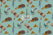 Fantasy Market Repeat Pattern, a Pattern Graphic by Forest Lily (Thumbnail 6 of 11)