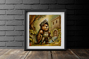 Watercolor Fantasy Creature, Beaver, an Animal Illustration by NStudio (Thumbnail 7 of 8)