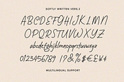 Softly Written Cozy Handwriting, a Handwritten Font by Littlehand (Thumbnail 6 of 12)