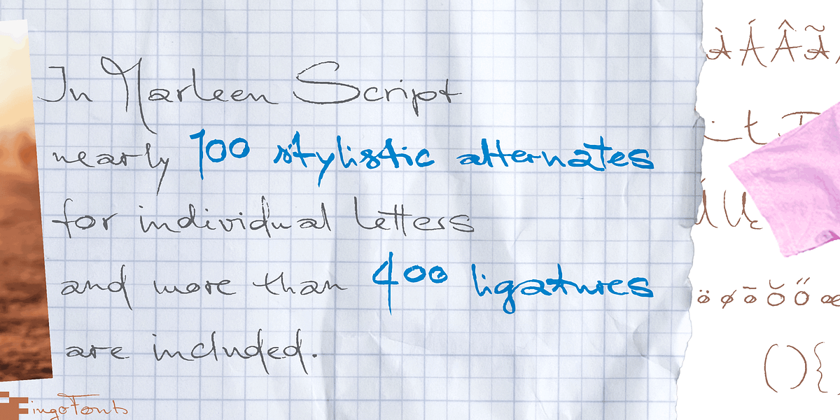 Marleen Script, a Handwritten Font by ingoFonts (Photo 7 of 10)
