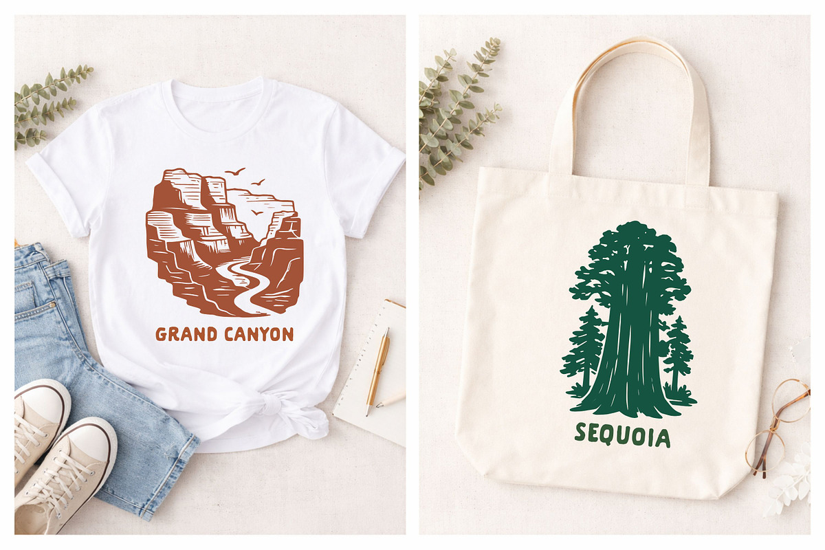 National Parks Sublimation Designs, an Object Graphic by DigitalDesignsLaura (Photo 4 of 10)