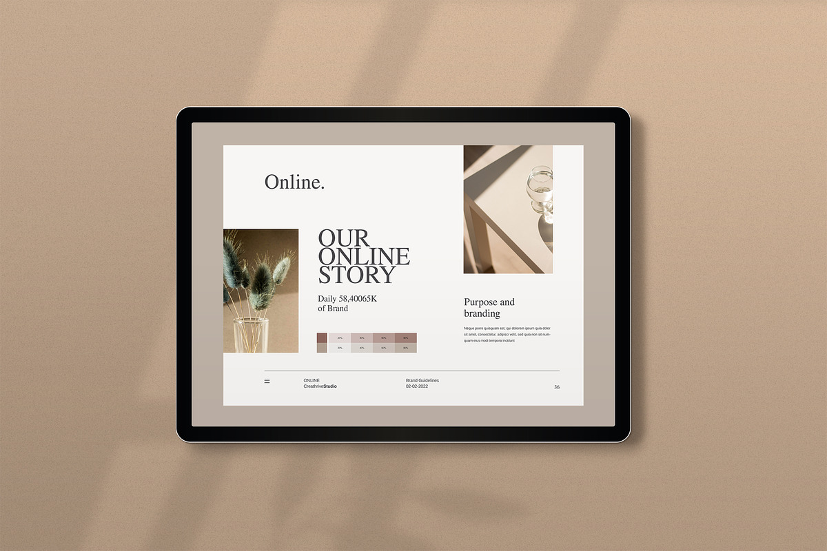 Brand Guidelines, a Brochure Template by creathrivestudio (Photo 12 of 19)