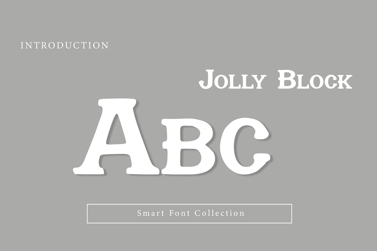Jolly Block, a Slab Serif Font by Wow Magic (Photo 2 of 3)