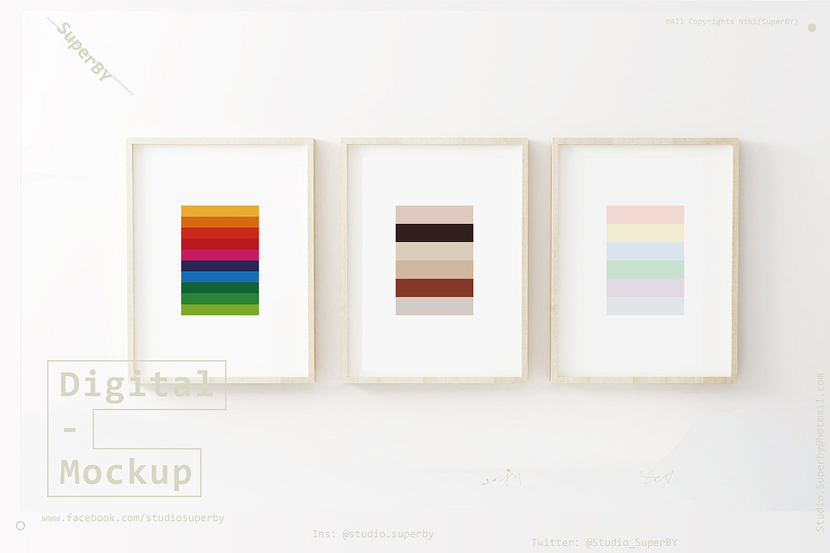 3 Printable Prints Colors Bundle !, a Decorative Illustration by SuperBY Market (Photo 3 of 10)