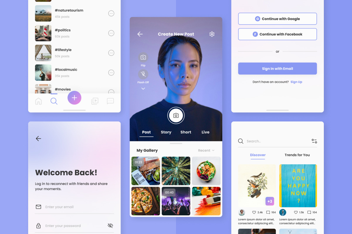 Wave - Social Media Mobile App, an App Template by twinstd (Photo 5 of 5)