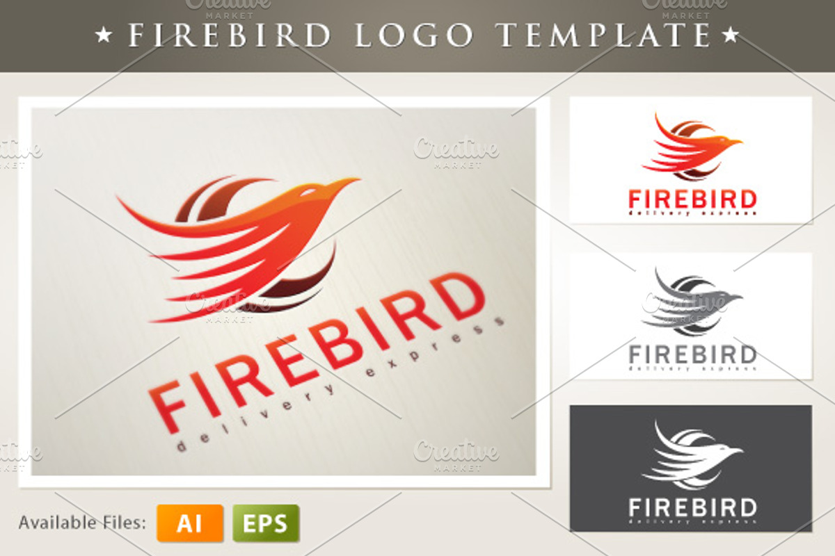 Firebird Logo, a Branding & Logo Template by mikailain