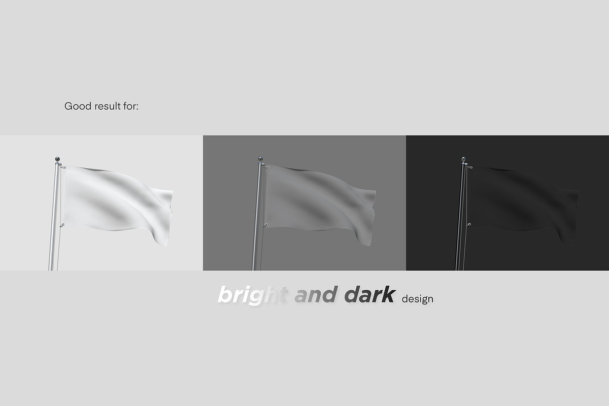 Flag Mockups, an Advertising Mockup by graphiccrew (Photo 10 of 12)