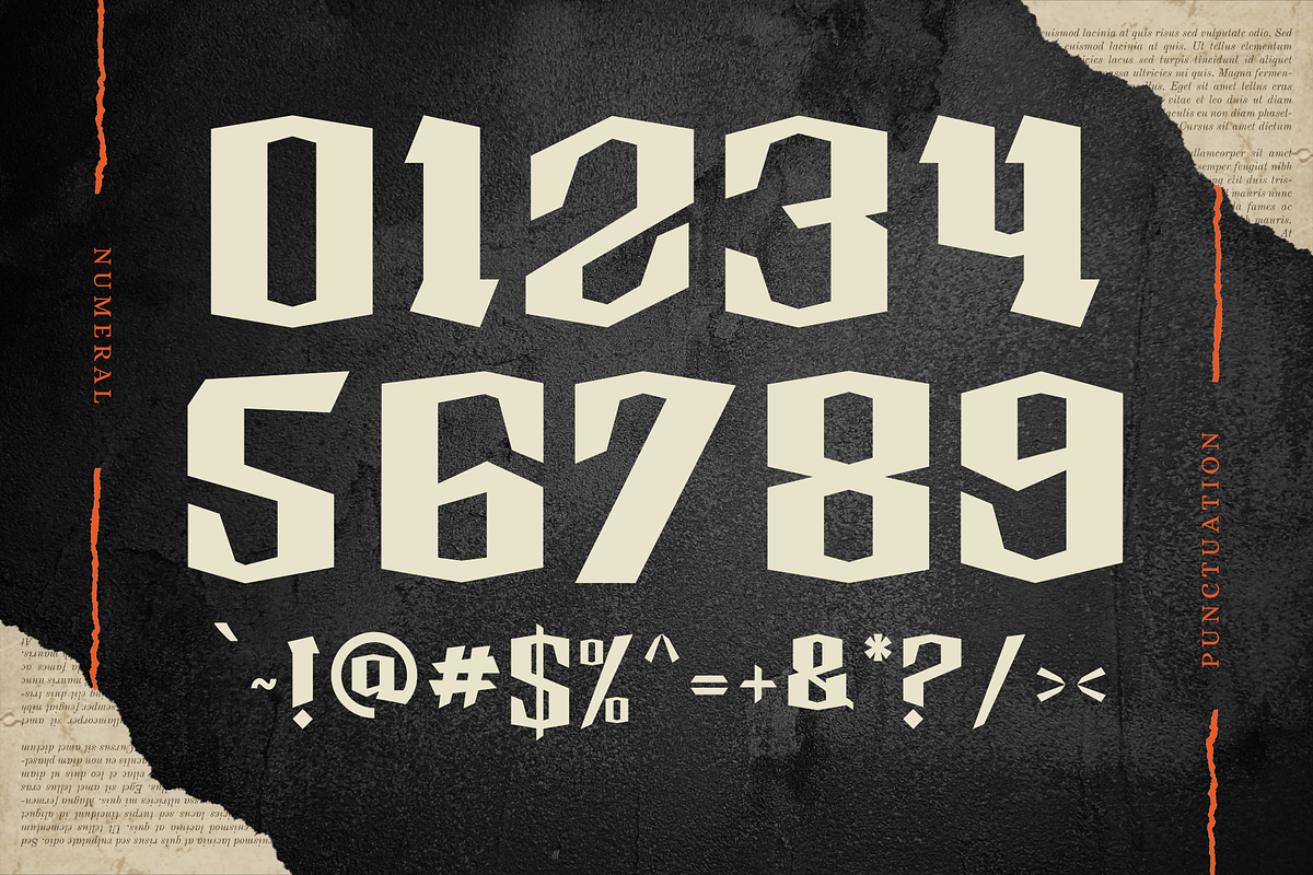 Amoera Blackletter - Logo Font, a Blackletter Font by Illushvara Design (Photo 10 of 11)