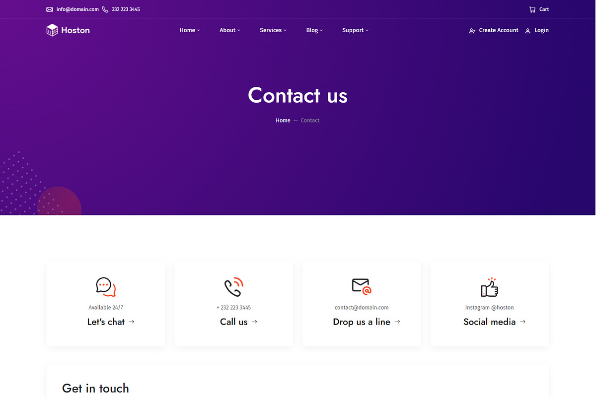 HostOn - HTML5 Hosting Template, a Bootstrap Template by ReformedTech (Photo 2 of 9)
