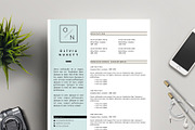 Minimalist Resume for MS Word, a Resume Template by This Paper Fox (Thumbnail 1 of 5)