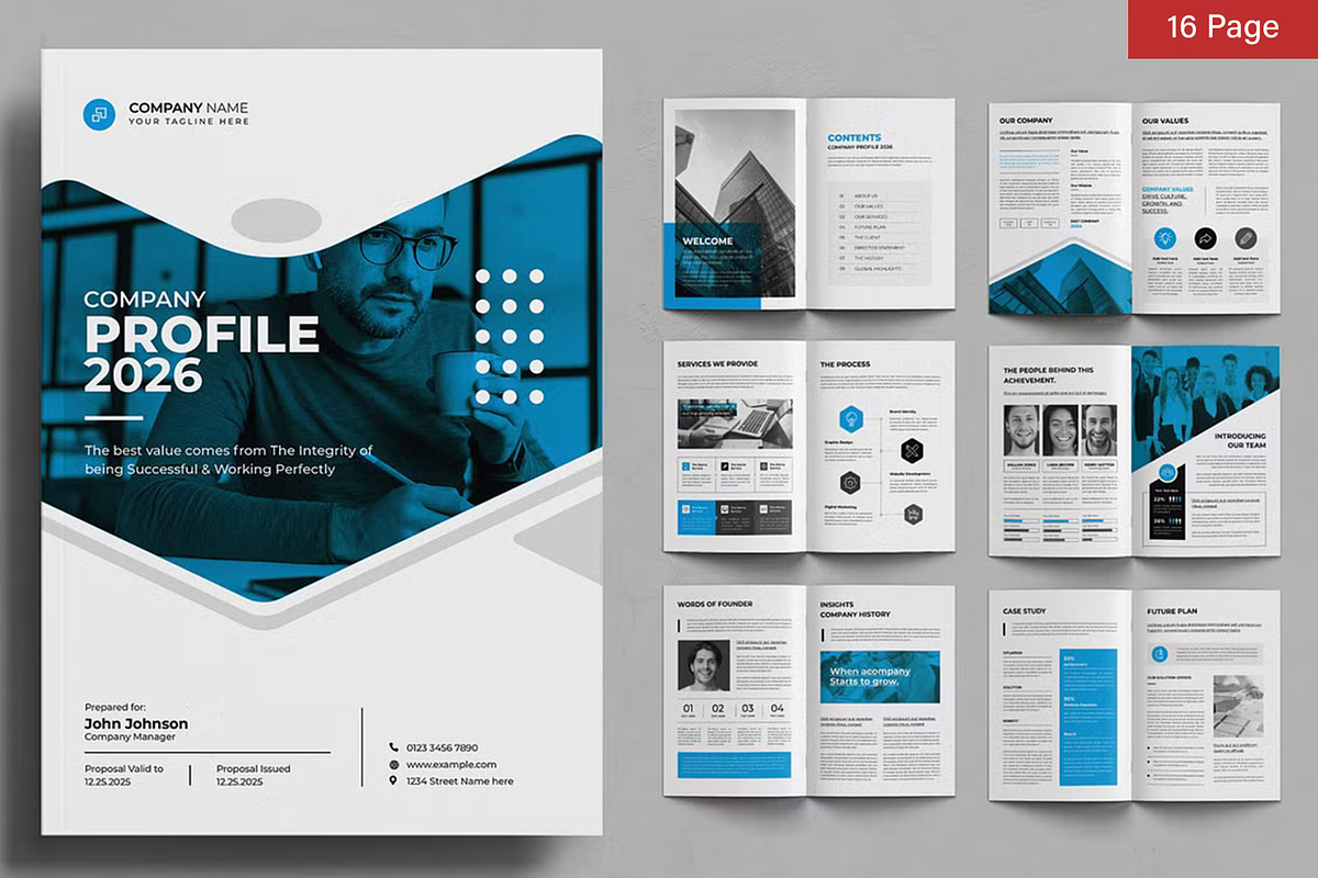 Company Profile Bundle, a Brochure Template by ContestDesign (Photo 19 of 24)